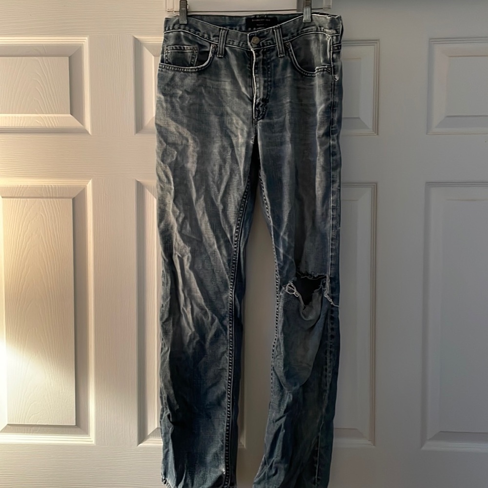 Extremely Worn Vintage Banana Republic Jeans